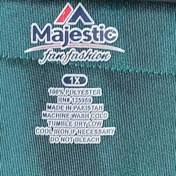 Majestic Womens NFL Philadelphia Eagles 11 Carson Wentz Mesh Jersey Plus Size 1X - Picture 6 of 9